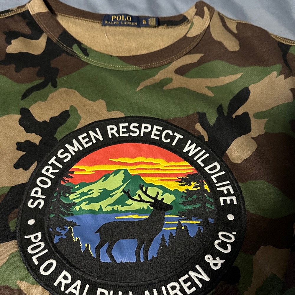 Polo by Ralph Lauren Camouflage Wildlife Crewneck